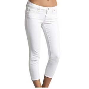 Paige Denim Women’s Size 28 White Roxie Capri Jeans
